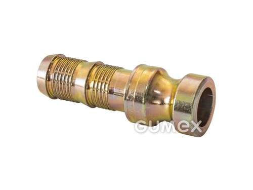 KAMLOK BETÓN systém 22, vsuvka DN25, tŕň na hadicu 25mm, 50bar, liatina/oceľ/pozinkované